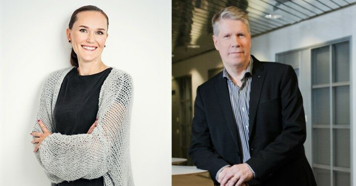 Tamron toimitusjohtaja Kai Kaasalainen ja HR Business Partner Tuija Laine-Itävuo