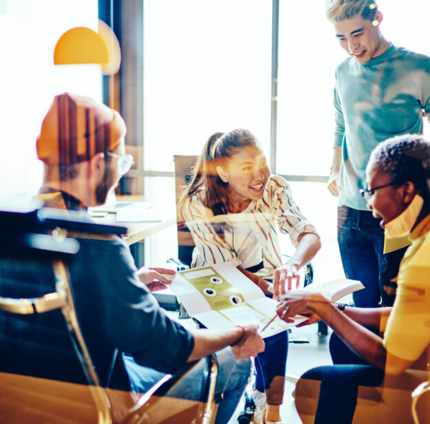 group of people in meeting