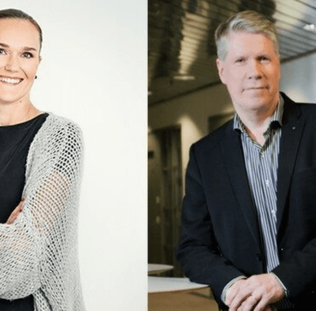 Tamron toimitusjohtaja Kai Kaasalainen ja HR Business Partner Tuija Laine-Itävuo